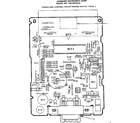 Kenmore 5668878520 power and control circuit board part no. 12669r diagram