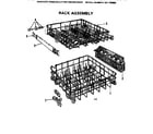 Kenmore 587155800 rack assembly diagram