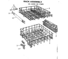 Kenmore 587158300 rack assembly diagram