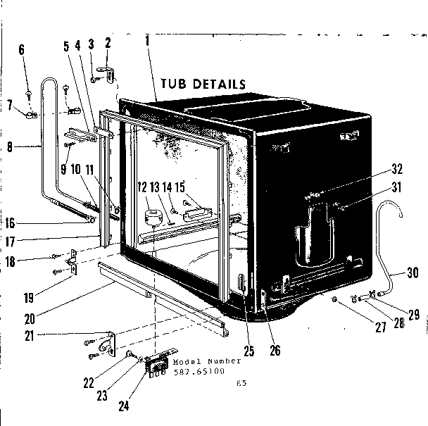 Tub details