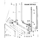 Kenmore 58795110 frame details diagram