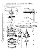 Motor-heater & spray arm details