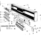Kenmore 58765130 console details diagram