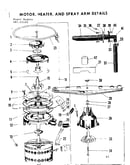 Motor-heater & spray arm details