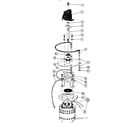 Kenmore 58765610 motor-heater & impeller details diagram