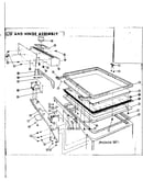 Lid and hinge assembly