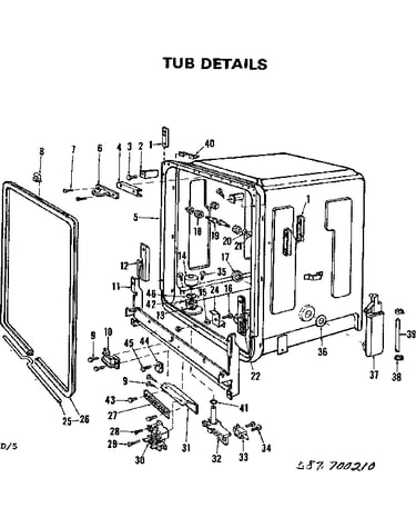 Tub details