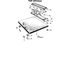 Kenmore 587700210 top details diagram