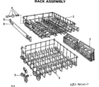 Kenmore 587700210 rack assembly diagram