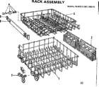 Kenmore 587700213 rack assembly diagram