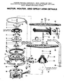 Motor, heater, and spray arm details