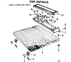 Kenmore 587700413 top assembly diagram