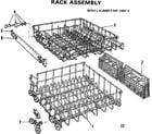 Kenmore 587700413 rack assemblies diagram