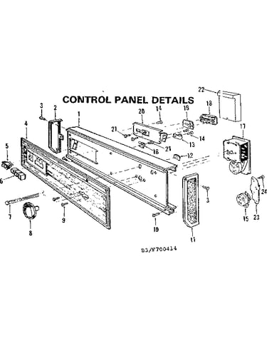 Control panel details