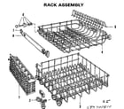 Kenmore 587700510 rack assembly diagram