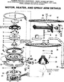 Motor, heater and spray arm details