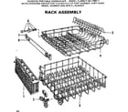 Kenmore 587700511 rack assembly diagram