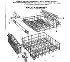 Kenmore 587700513 rack assembly diagram