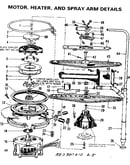 Motor heater and spray arm details