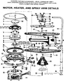 Motor, heater, and spray arm details