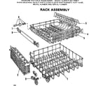 Kenmore 587700611 rack assembly diagram