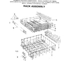 Kenmore 587700614 rack assembly diagram