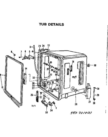 Tub details