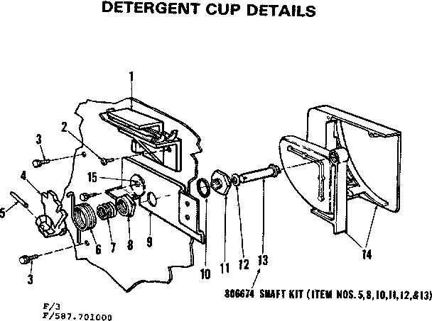 Detergent cup details