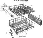 Kenmore 587701000 rack assembly diagram