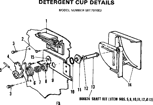 Detergent cup