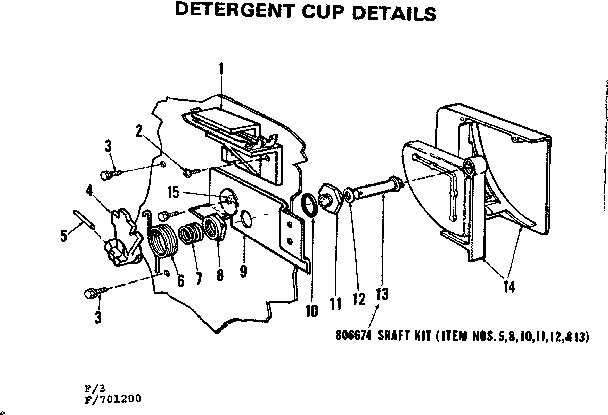 Detergent cup details