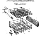 Kenmore 587701201 rack assembly diagram