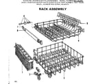 Kenmore 587701300 rack assembly diagram
