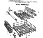 Kenmore 587701301 rack assembly diagram