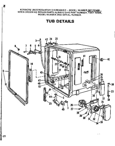 Tub details