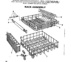 Kenmore 587701400 rack assembly diagram