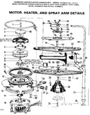 Motor, heater, and spray arm details