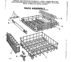 Kenmore 587701403 rack assemblies diagram