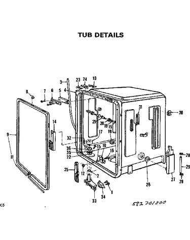 Tub details