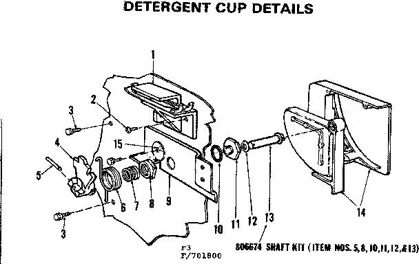 Detergent cup details