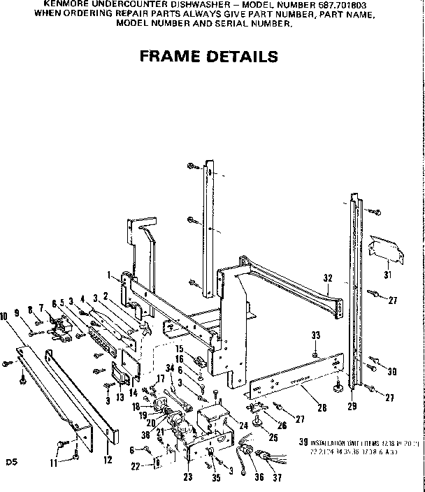 Frame details