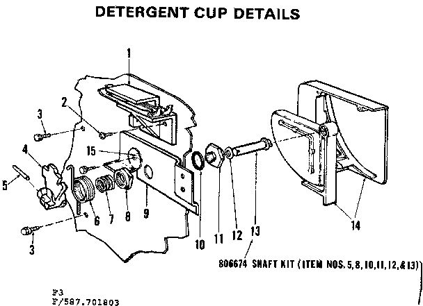 Detergent cup details