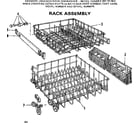Kenmore 587701803 rack assembly diagram