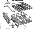 Kenmore 587701900 rack assembly diagram