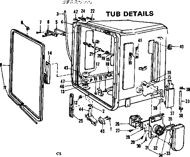Tub details