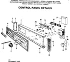 Kenmore 587701903 control panel details diagram