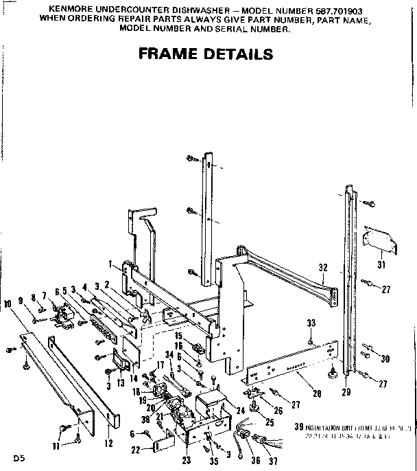 Frame details