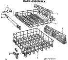 Kenmore 587702000 rack assembly diagram