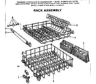 Kenmore 587702100 rack assembly diagram