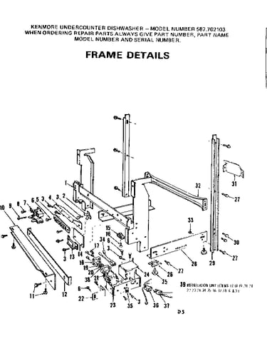 Frame details